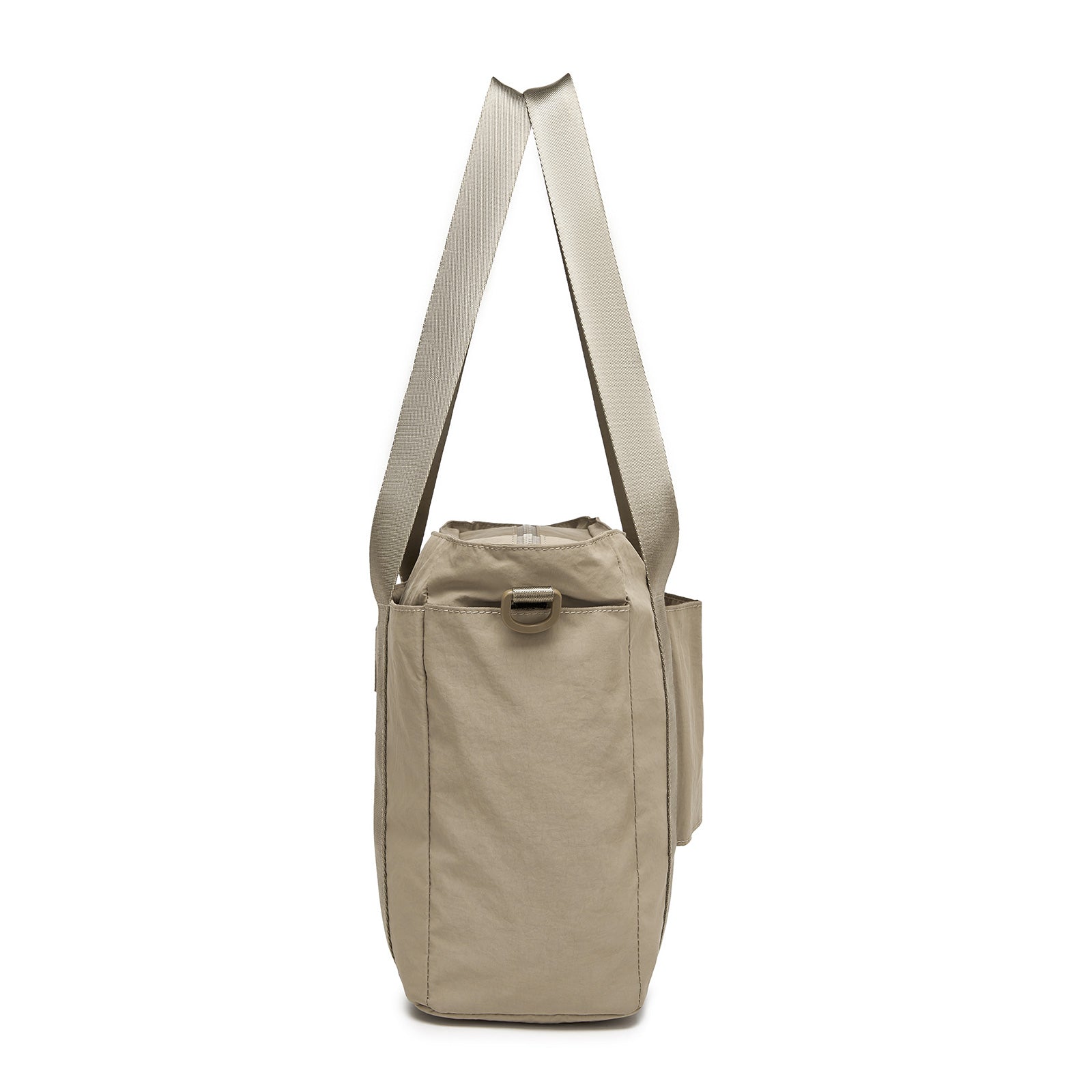 Kono Comfortable and Easy-Carry Large-Capacity Travel Tote with Laptop Sleeve, Trolley Sleeve and Crossbody Strap (TVK2515) - Khaki