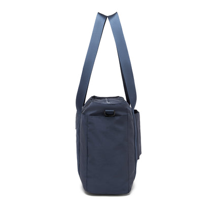 Kono Comfortable and Easy-Carry Large-Capacity Travel Tote with Laptop Sleeve, Trolley Sleeve and Crossbody Strap (TVK2515) - Navy