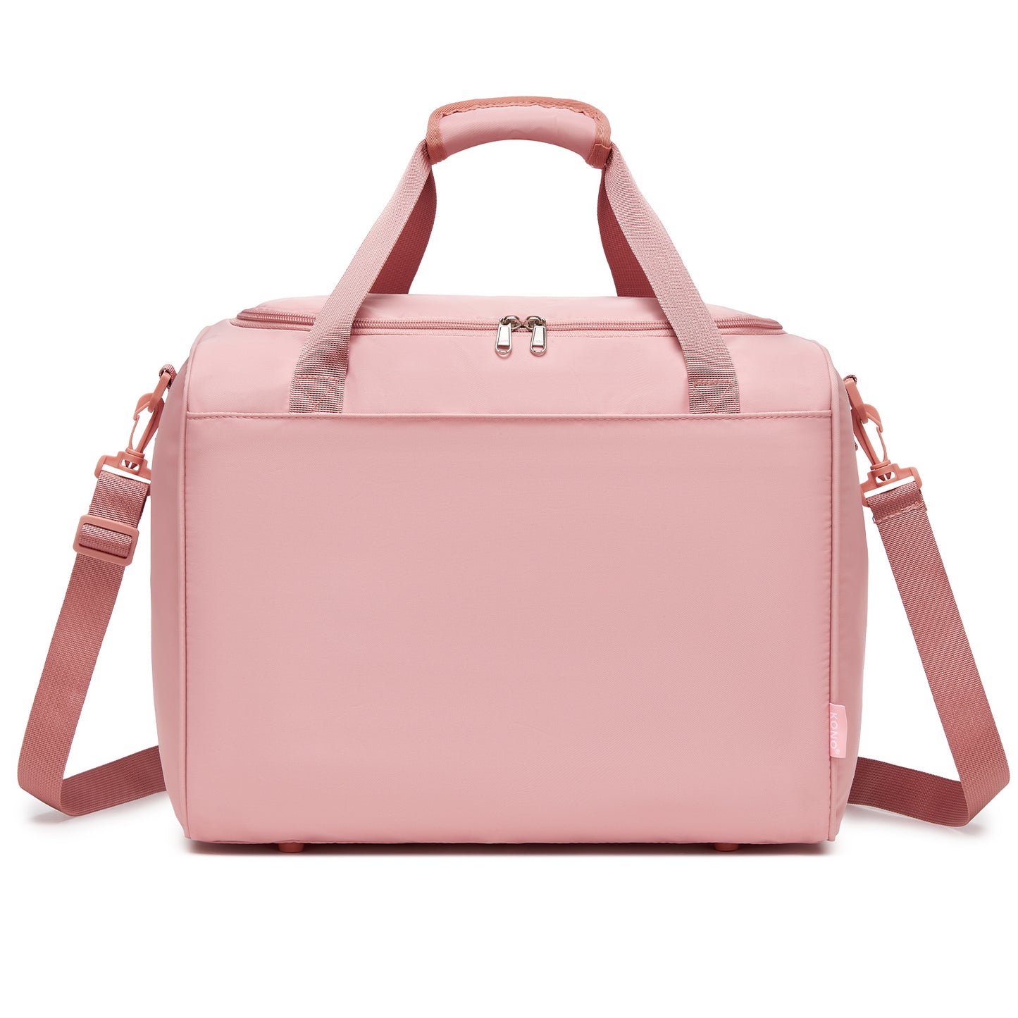 Kono Compact and Lightweight 40×30×20 Personal-Item Travel Bag - U-Zip Wide Opening And Trolley Sleeve (TVK2521) - Nude