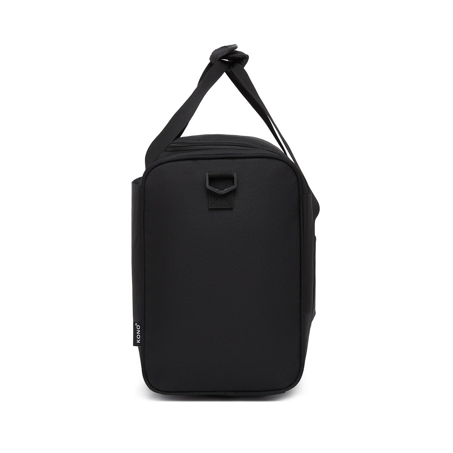 Kono Spacious Airline-Approved Cabin Travel Duffel (40×30×20 cm) - Roomy Weekender with U-Zip Opening (TVK2526) - Black