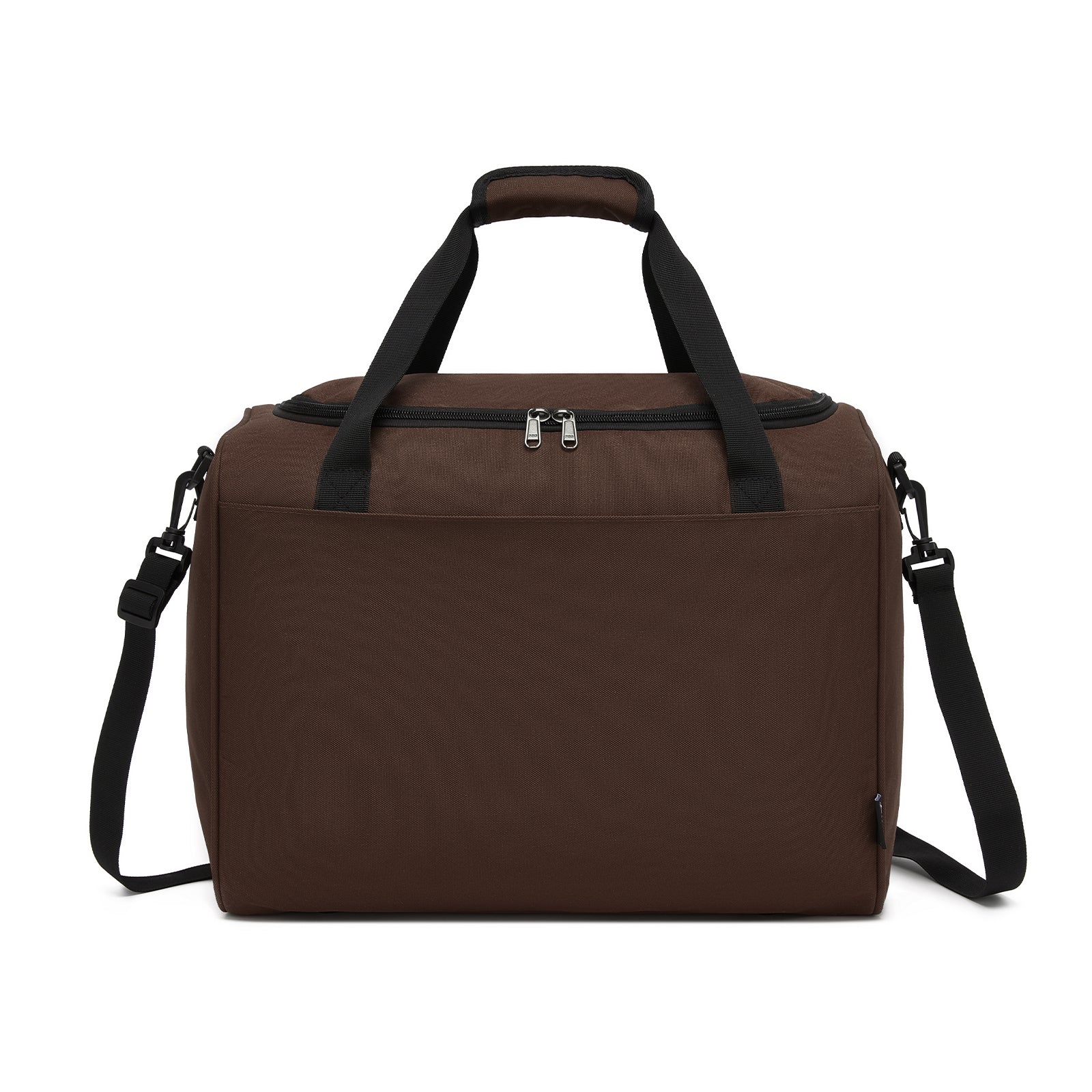 Kono Spacious Airline-Approved Cabin Travel Duffel (40×30×20 cm) - Roomy Weekender with U-Zip Opening (TVK2526) - Brown