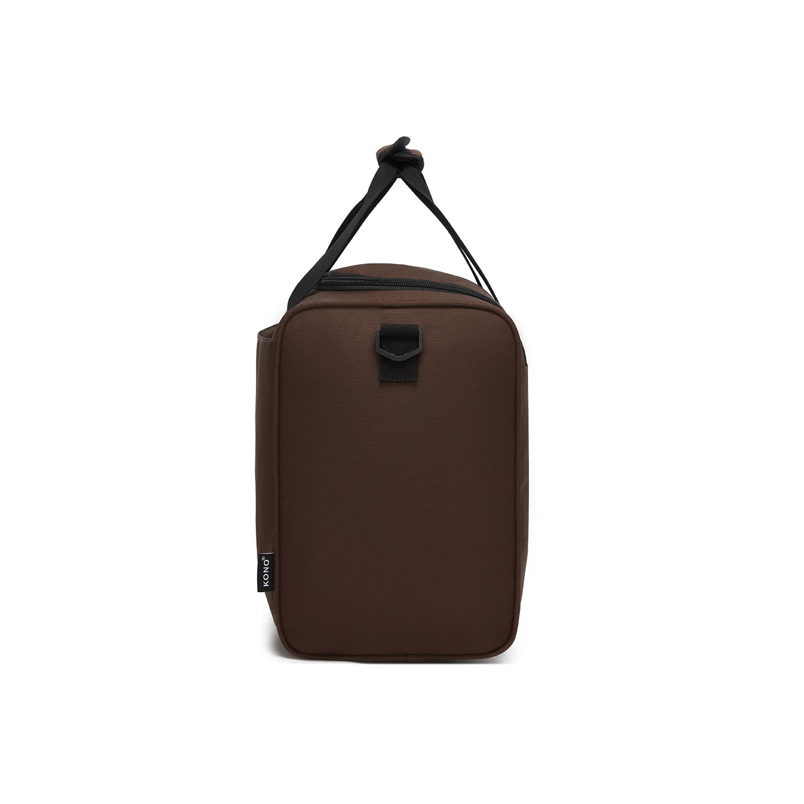 Kono Spacious Airline-Approved Cabin Travel Duffel (40×30×20 cm) - Roomy Weekender with U-Zip Opening (TVK2526) - Brown