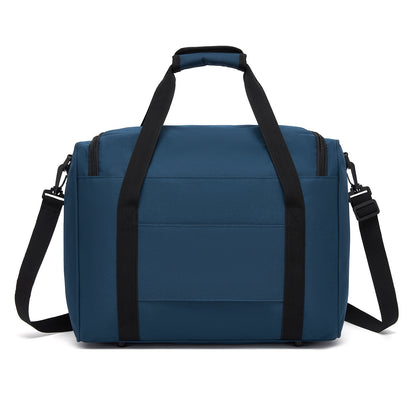 Kono Spacious Airline-Approved Cabin Travel Duffel (40×30×20 cm) - Roomy Weekender with U-Zip Opening (TVK2526) - Navy