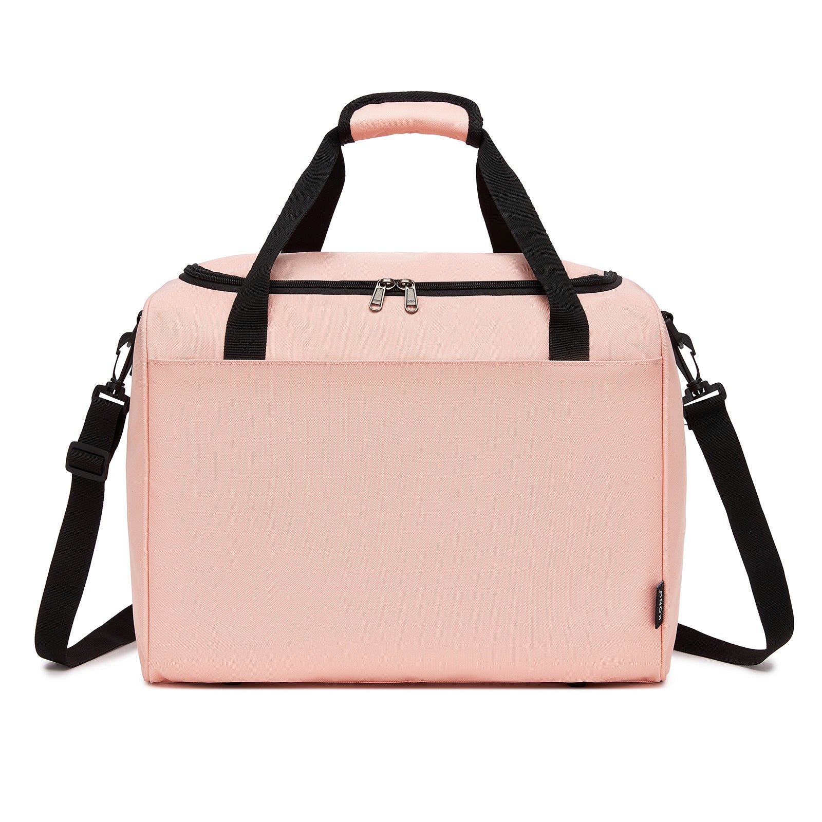 Kono Spacious Airline-Approved Cabin Travel Duffel (40×30×20 cm) - Roomy Weekender with U-Zip Opening (TVK2526) - Pink