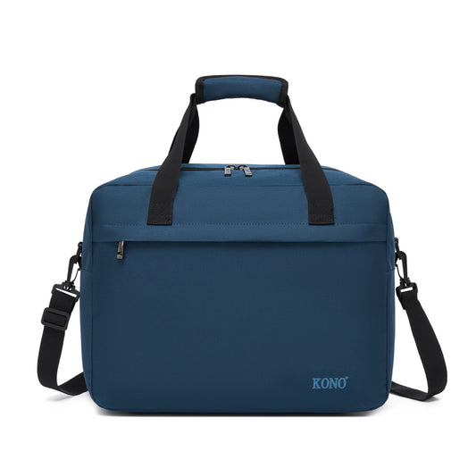 Kono 40×30×20 cm Large-Capacity Travel Bag–Airline-Approved Underseat Cabin Bag,Perfect for Fitness,Travel,and Weekend Getaways (TVK2560) - Navy