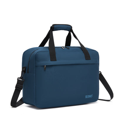 Kono 40×30×20 cm Large-Capacity Travel Bag–Airline-Approved Underseat Cabin Bag,Perfect for Fitness,Travel,and Weekend Getaways (TVK2560) - Navy